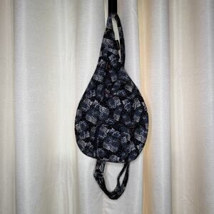 Laurel Burch Cat pattern Quilted Sling Back Pack